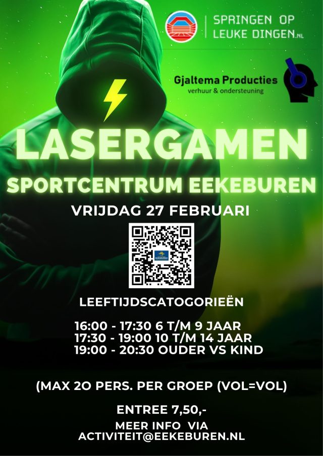 Activiteiten februari Lasergamen