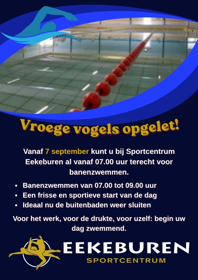 Begin uw dag met een frisse duik!